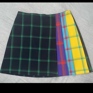 Alice + Olivia Semira pleated mini skirt